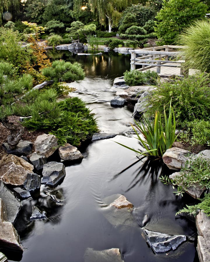 Japanse Tuin stock fotografie Japanse Tuin stock fotografie