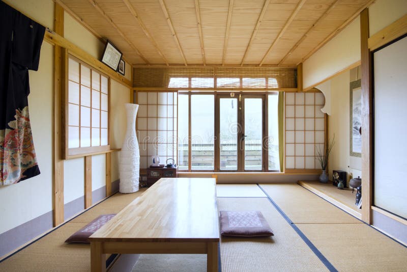 Japanse Zaal royalty-vrije stock afbeeldingen Japanse Zaal royalty-vrije stock afbeeldingen