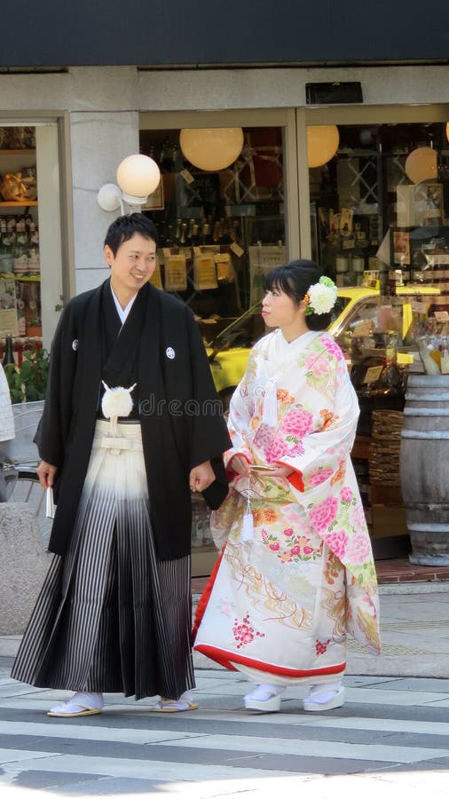 Japanska brölloppar i Nagano royaltyfria bilder Japanska brölloppar i Nagano royaltyfria bilder