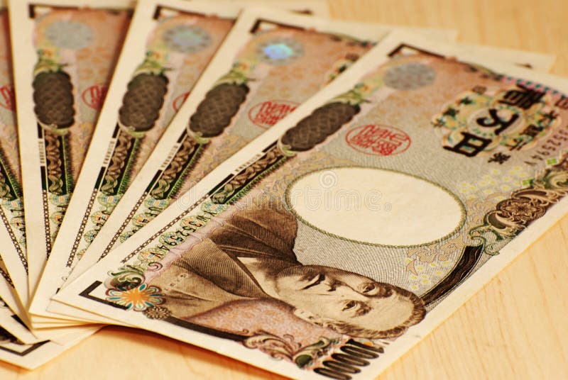 The Japanese yen notes Currency from Japan. The Japanese yen notes Currency from Japan