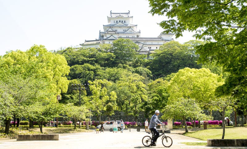 Japonia Himeji kasztel zdjęcia stock Japonia Himeji kasztel zdjęcia stock