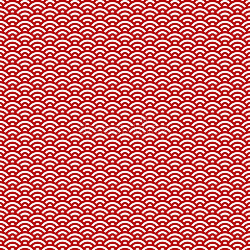 Traditional japanese seamless pattern with waves. Traditional japanese seamless pattern with waves