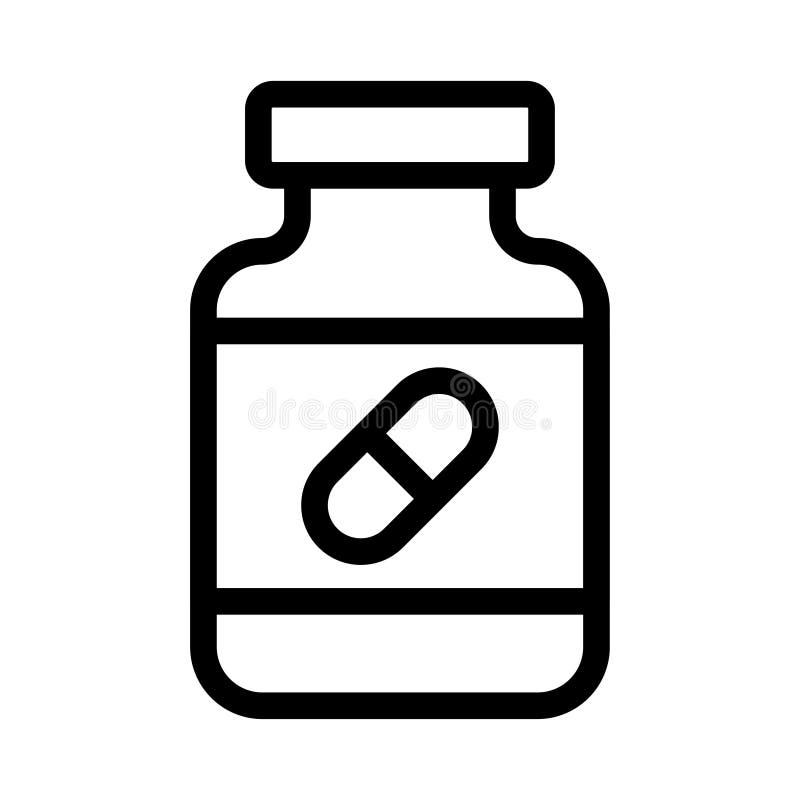 Jar Cake Vector Thin Line Icon Stock Illustration Illustration of