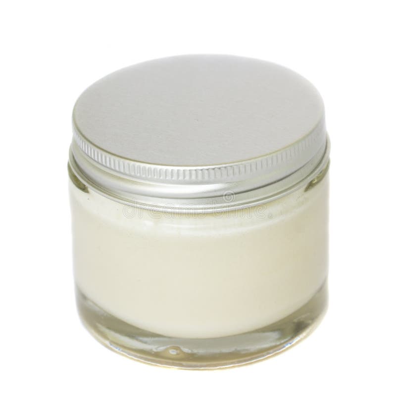 Jar with cream stock image. Image of beauty, floral, cosmetics 21459901