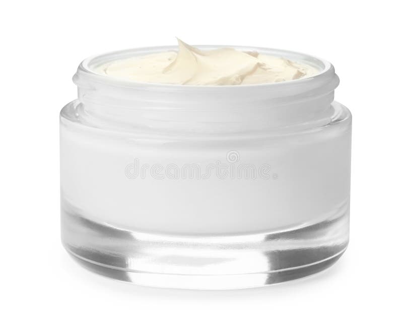 Jar with hand cream stock image. Image of facial, extract 129574049