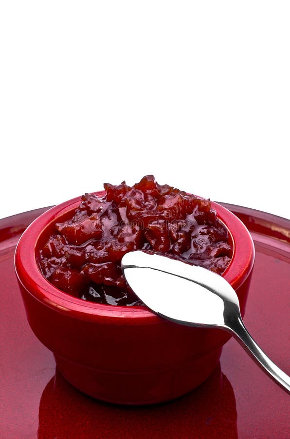 A Jar of Jam with Silver Spoon Stock Image Image of spoon, dark 36573949