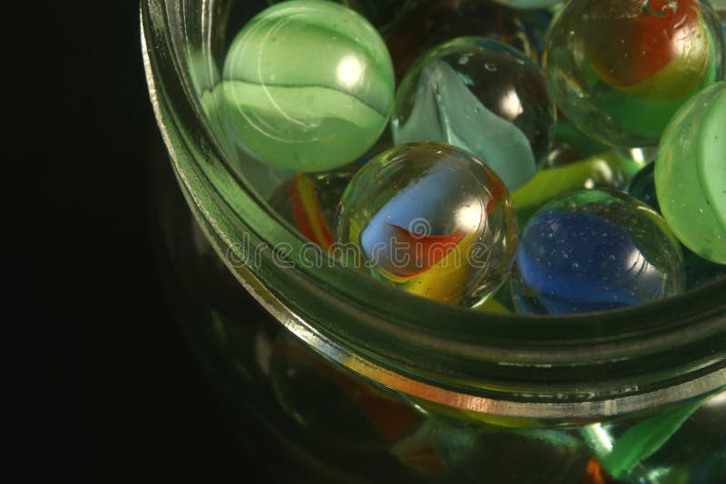 Jar of marbles