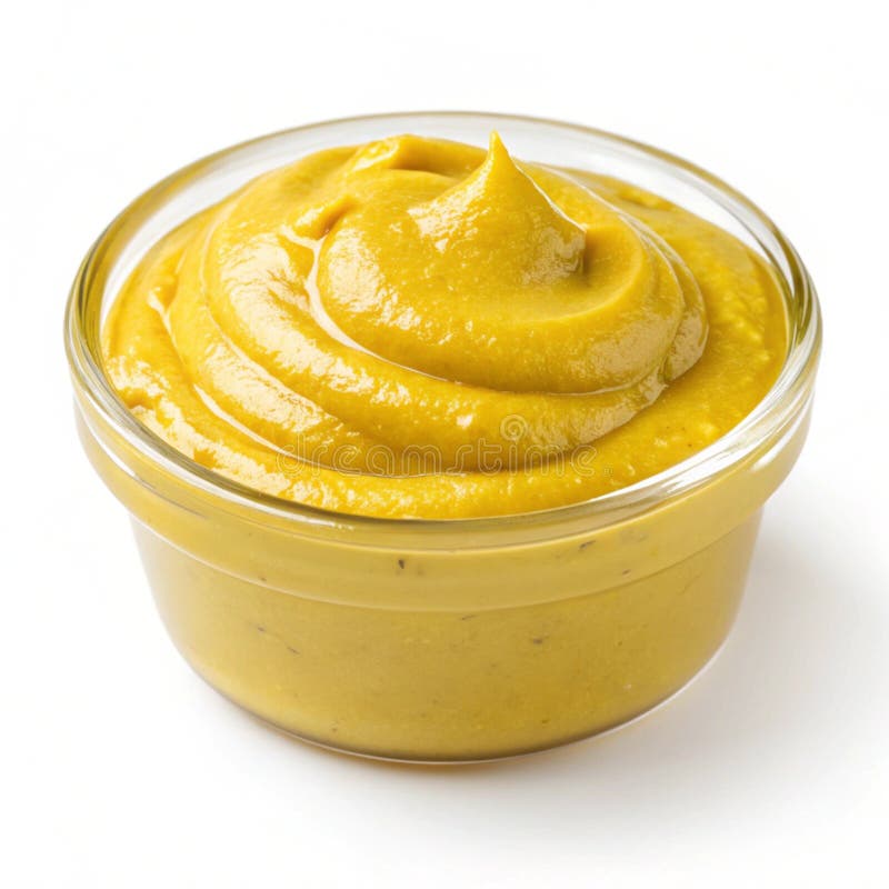 Mustard isolated on white background royalty free illustration