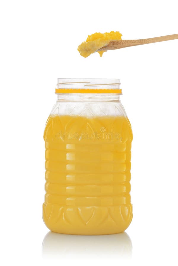 Jar of Pure Indian Ghee stock image. Image of ghee, ingredient 61294195