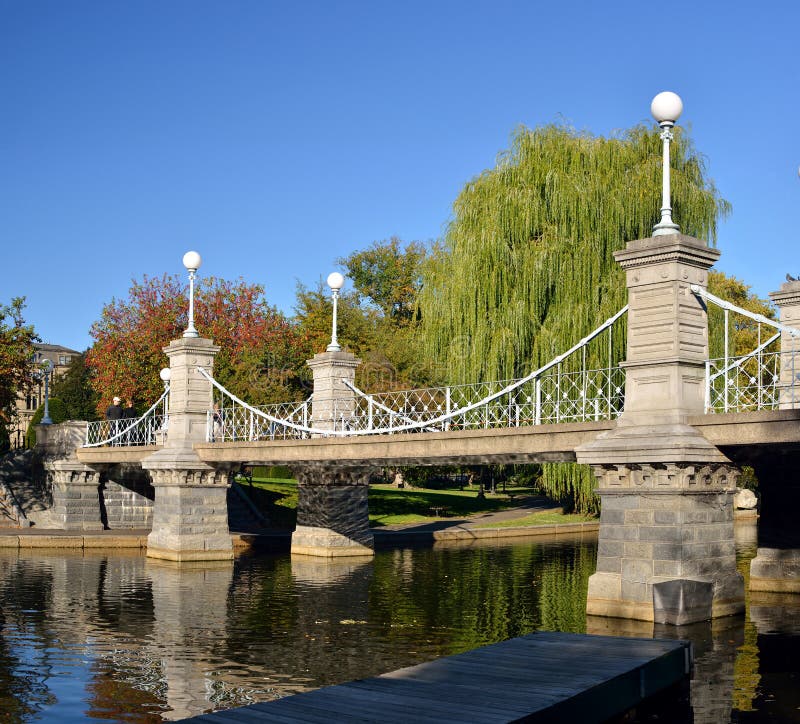 Jardim de Boston Public imagens de stock royalty free
