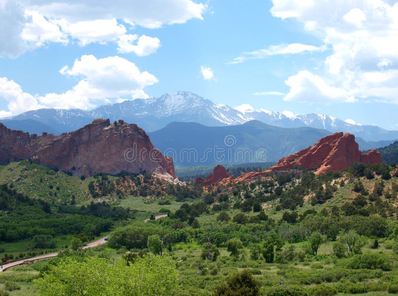 Jardim dos Deuses fotografia de stock