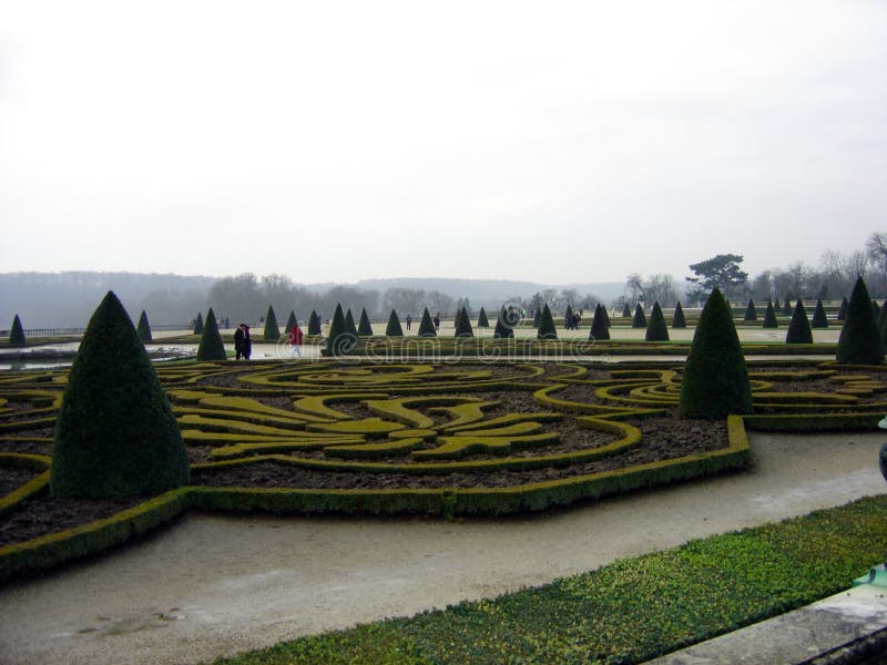 An incredible garden at the Palace of Versailles. An incredible garden at the Palace of Versailles