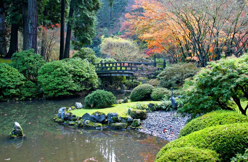 Jardim japonês foto de stock royalty free Jardim japonês foto de stock royalty free