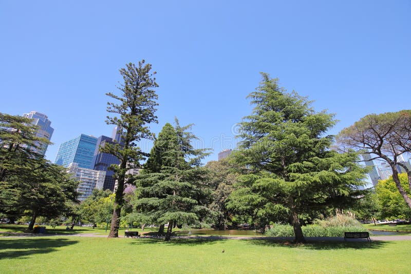 Jardim Melbourne Austrália do parque