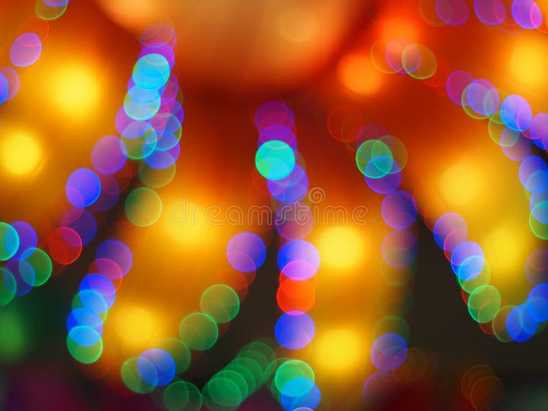 Jardin abstrait de nuit de bokeh images libres de droits Jardin abstrait de nuit de bokeh images libres de droits