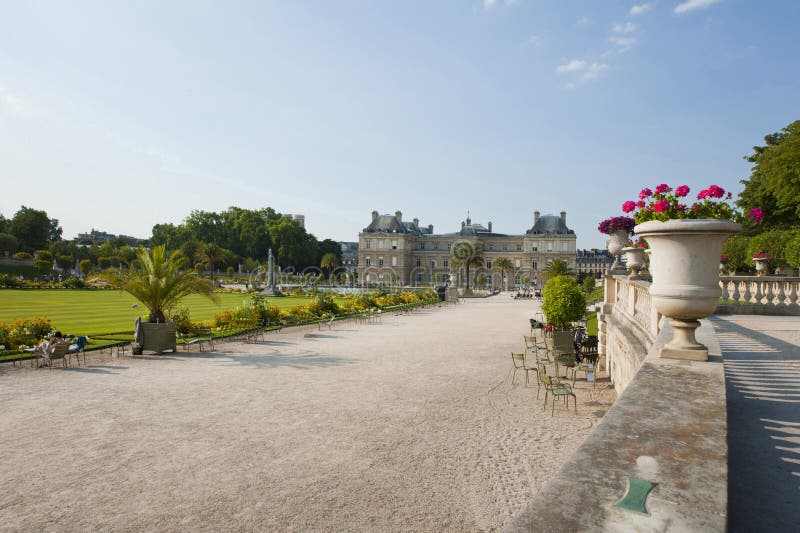 The Jardin de Luxembourg in Paris.