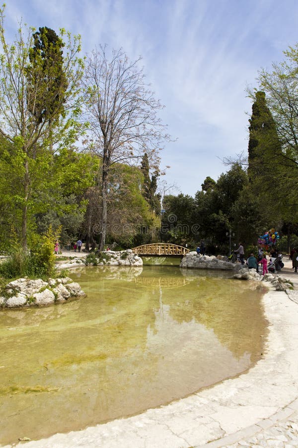 Jardin de ressortissant d'Athènes image libre de droits Jardin de ressortissant d'Athènes image libre de droits