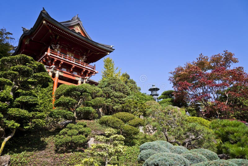 Jardin de thé japonais images stock Jardin de thé japonais images stock
