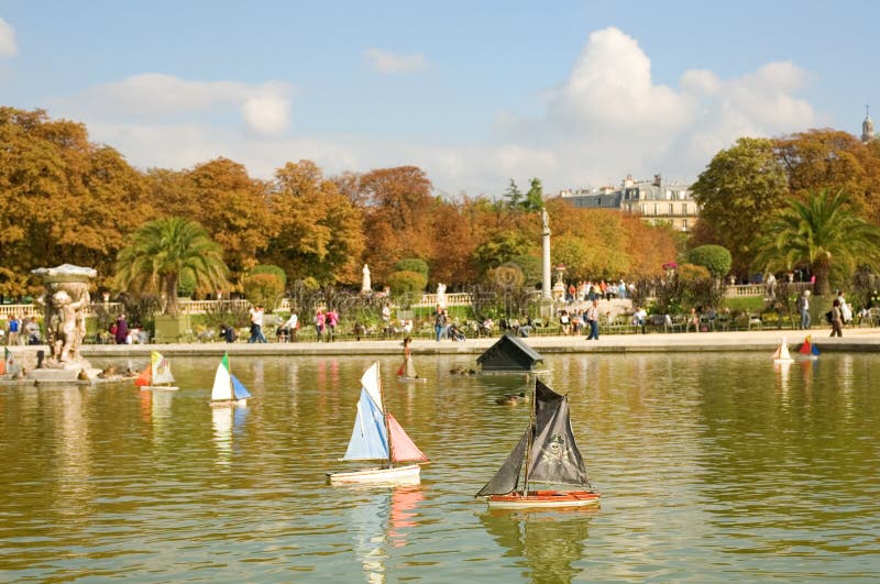 Jardin du luxembourgeois de Paris, France photographie stock libre de droits