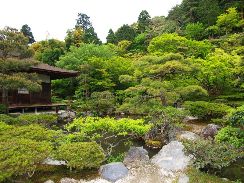 Jardin japonais photos libres de droits Jardin japonais photos libres de droits