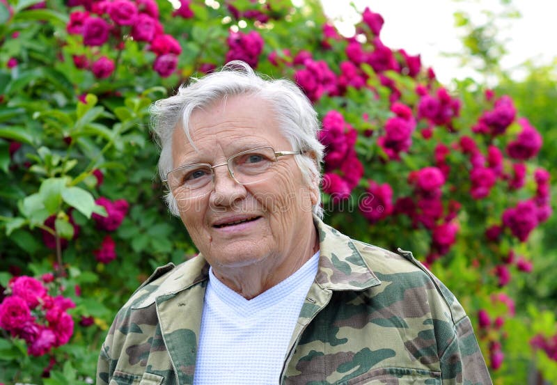 Jardineira madura foto de stock