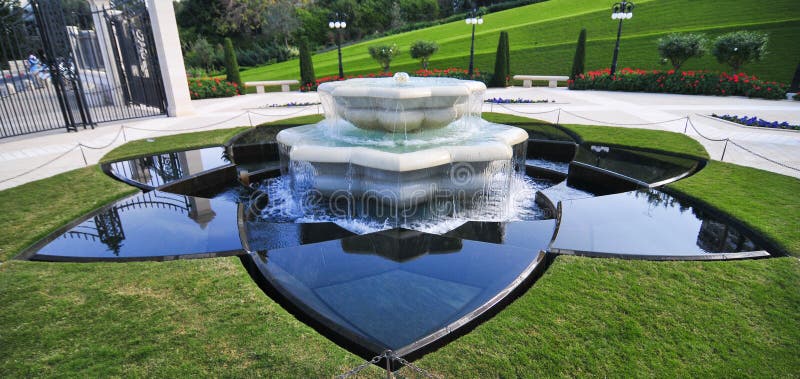 Jardines de Bahai - Haifa, Israel imagen de archivo libre de regalías Jardines de Bahai - Haifa, Israel imagen de archivo libre de regalías