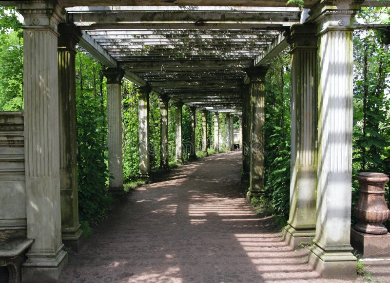 Jardines del parque de Catherine, Tsarskoye Selo (Pushkin)
