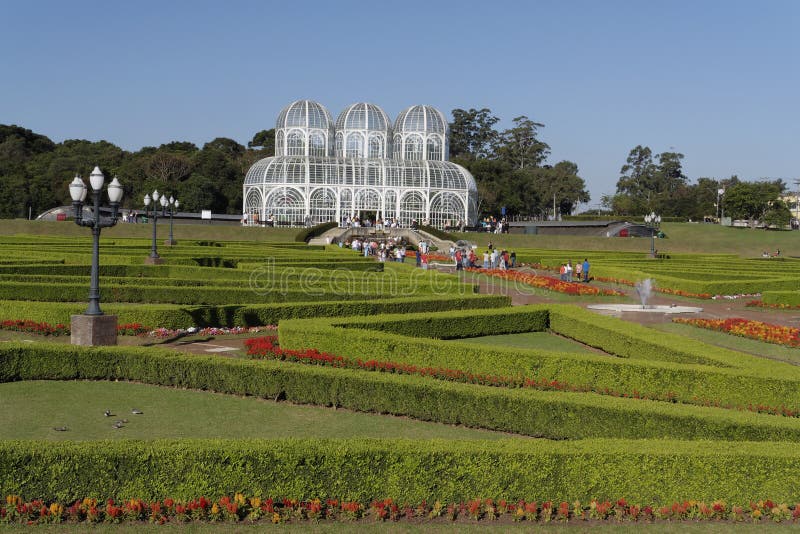 Jardins botaniques Curitiba photo stock Jardins botaniques Curitiba photo stock