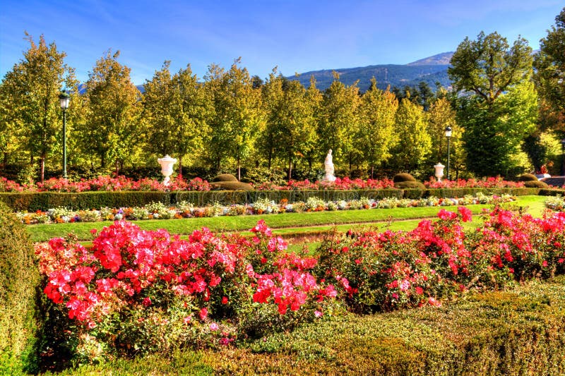 Jardins de La Granja de San Ildefonso, Ségovie, Castille et Léon, Espagne photos stock Jardins de La Granja de San Ildefonso, Ségovie, Castille et Léon, Espagne photos stock