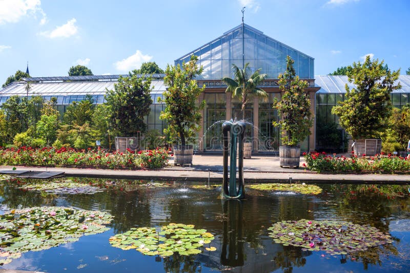 Jardín botánico en Bonn foto de archivo. Imagen de bonn 39497932