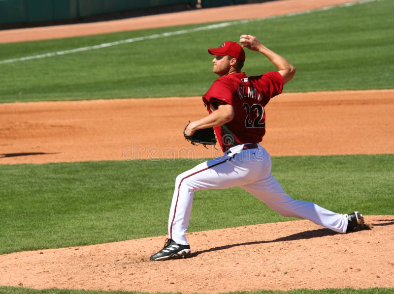 Jarro Aaron Heilman dos Diamondbacks do Arizona imagens de stock Jarro Aaron Heilman dos Diamondbacks do Arizona imagens de stock