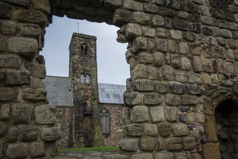 Jarrow, Tyne and Wear, United Kingdon, 28th November 2019, View of Saint Pauls Monastery