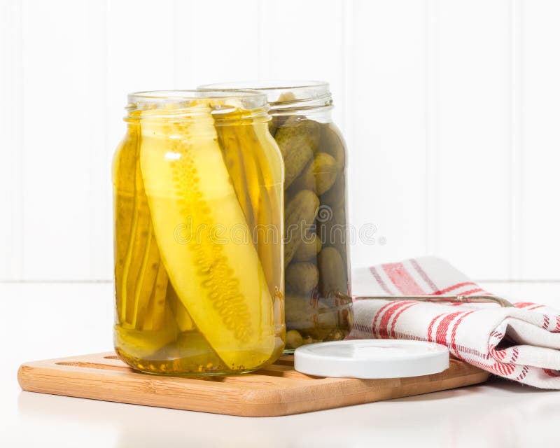 Jars of Pickles stock image. Image of vegetarian, vegan 82658373