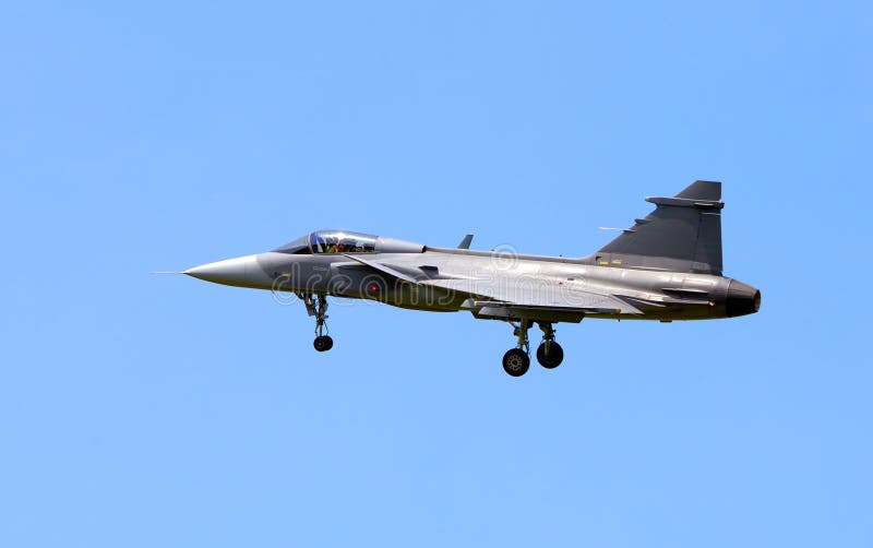 JAS-39 Gripen fotografia stock libera da diritti JAS-39 Gripen fotografia stock libera da diritti
