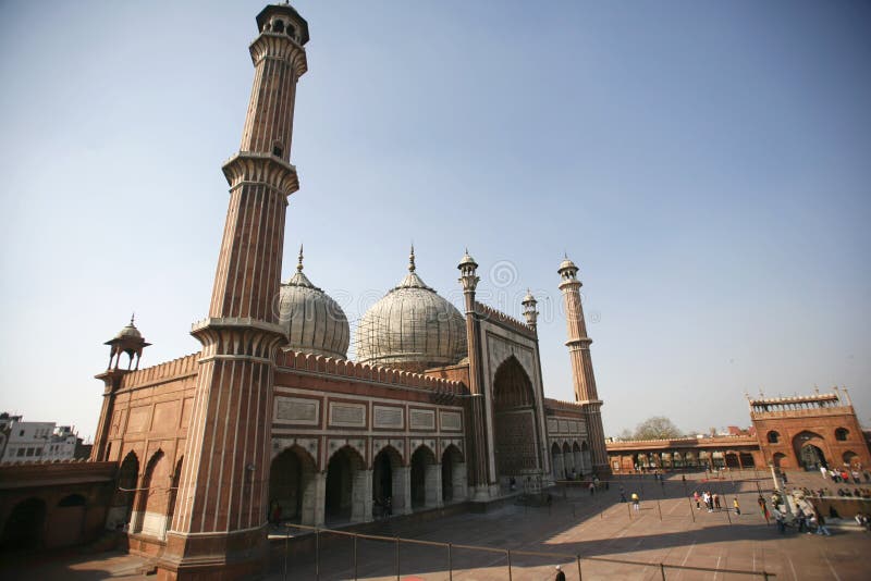 jaskinia masjid meczet delhi. fotografia stock jaskinia masjid meczet delhi. fotografia stock