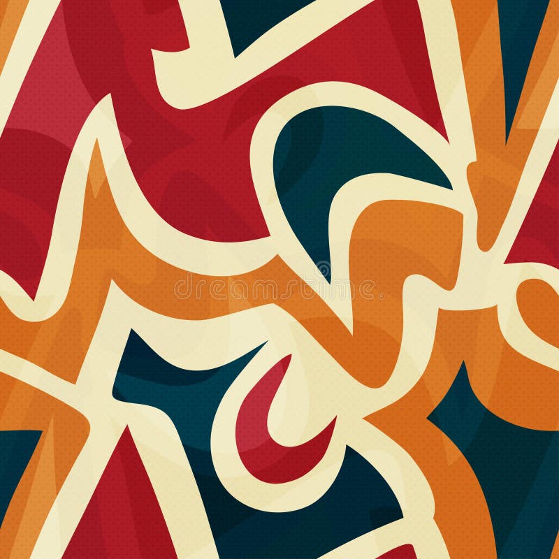 Jaskrawych graffiti grunge geometryczny bezszwowy deseniowy skutek ilustracji Jaskrawych graffiti grunge geometryczny bezszwowy deseniowy skutek ilustracji
