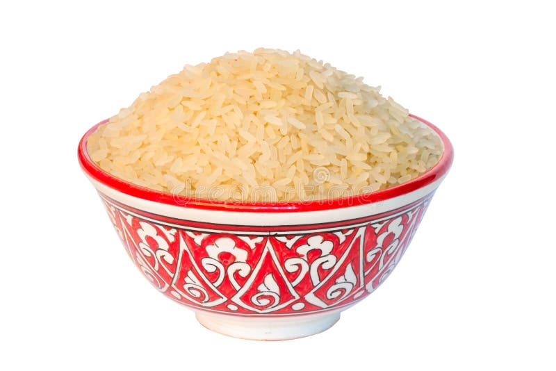White Jasmin Rice in bowl stock photo. Image of basmati 274529644