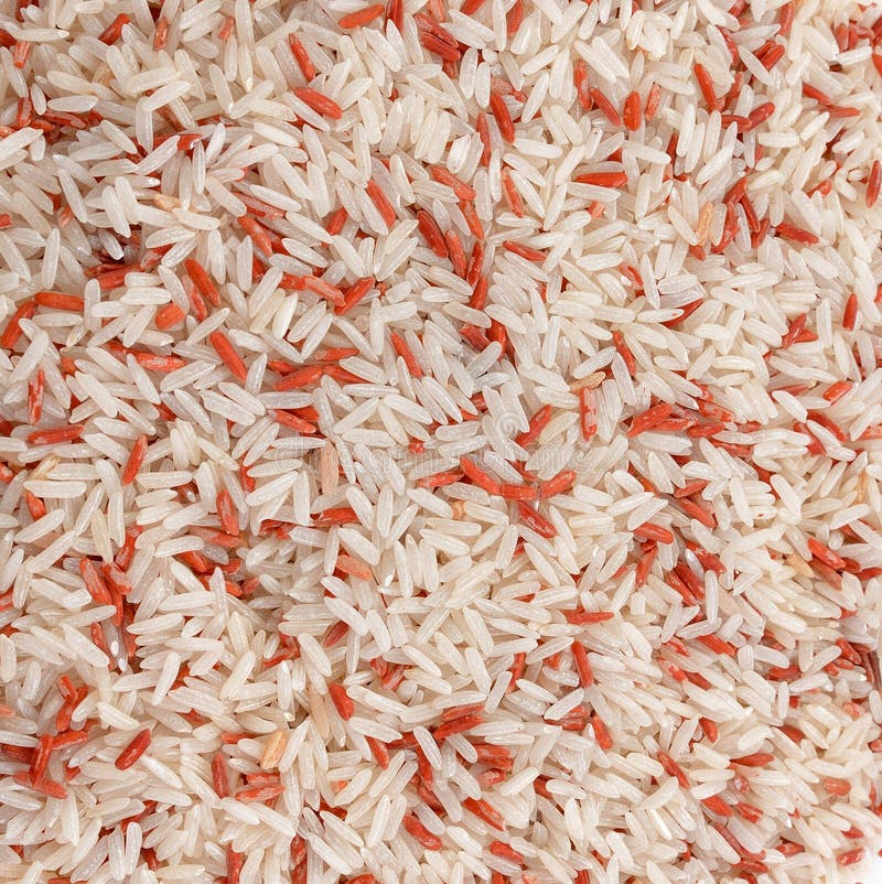Jasmine Brown Rice Texture and Backround Stock Image Image of