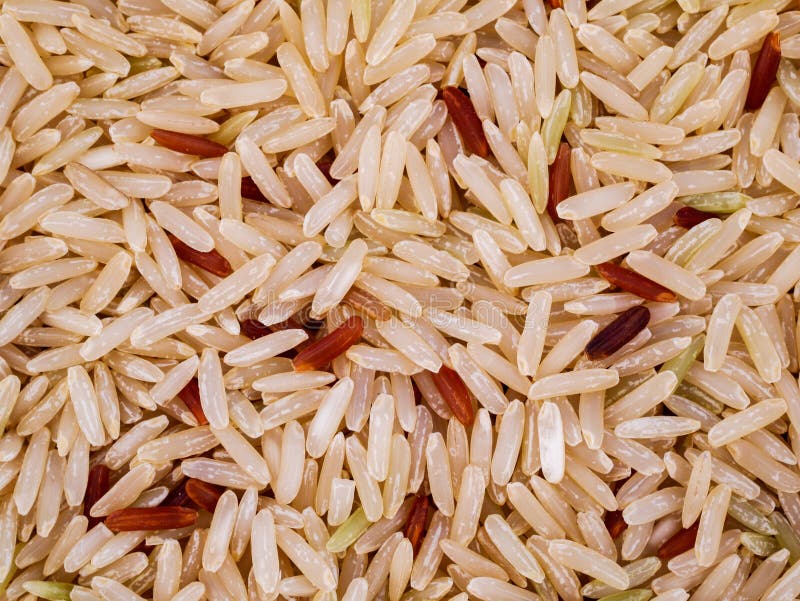 Jasmine brown rice texture stock photo. Image of closeup 113690744