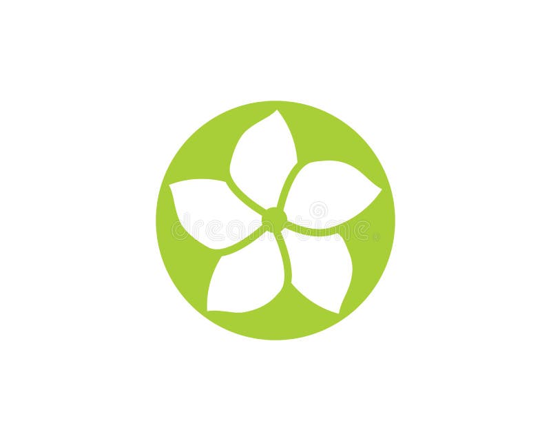 Jasmine Flower Icon Logo Template Stock Vector - Illustration of ...
