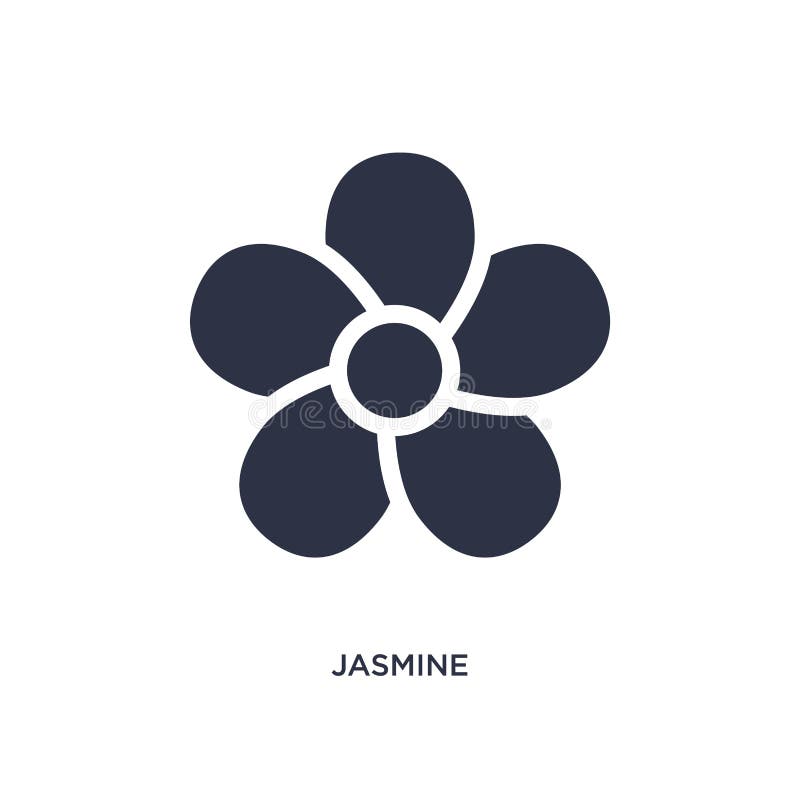 Jasmine Flower Branch Vector Stock Vector - Illustration of flower