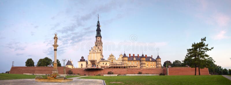Jasna Gora Panorama stockfoto Jasna Gora Panorama stockfoto