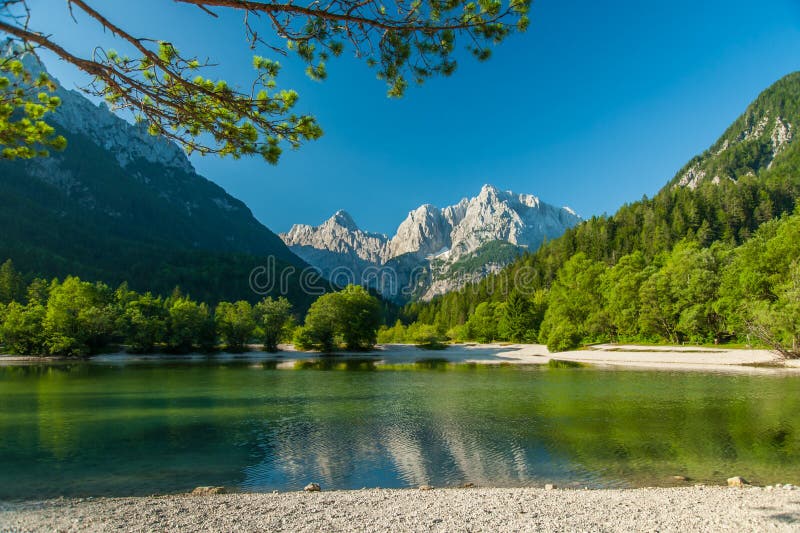 Jasna lake, Kranjska gora, Slovenia