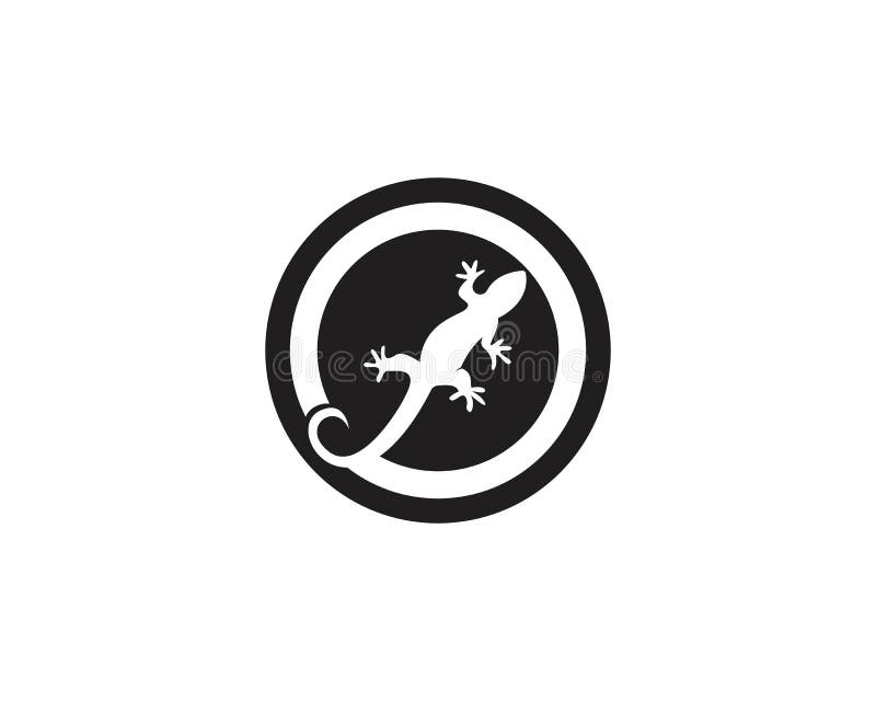 Jaszczurka logów szablonu symboli/lów wektory ilustracji Jaszczurka logów szablonu symboli/lów wektory ilustracji