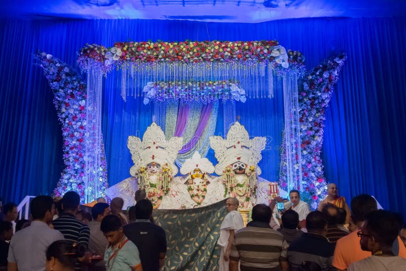 Jatra Rath σε Kolkata, δυτική Βεγγάλη - Ινδία στοκ εικόνες με δικαίωμα ελεύθερης χρήσης