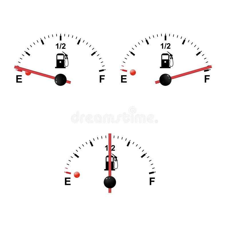Jauge réservoir. Ensemble D'échelles De Jauge De Carburant. Compteur De