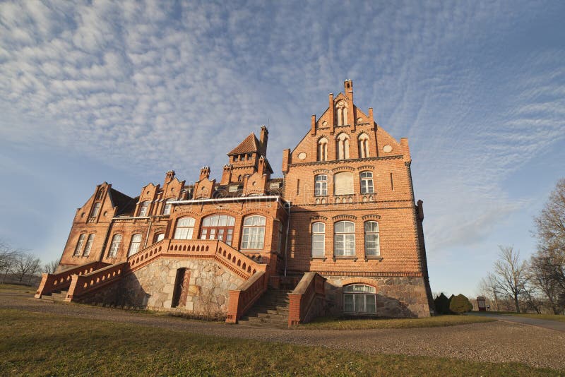 Jaunmoku castle in Latvia.