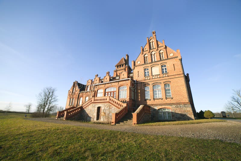 Jaunmoku castle in Latvia.