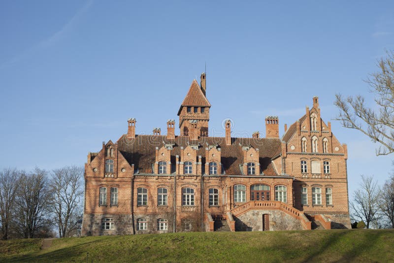 Jaunmoku castle in Latvia.