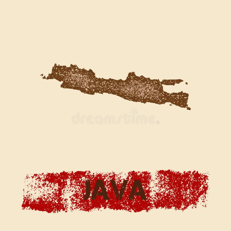 Java island map vector stock vector. Illustration of eastern - 95211545